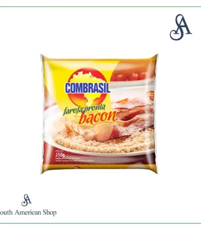 Farofa Pronta de Mandioca Sabor Bacon 250gr - Combrasil