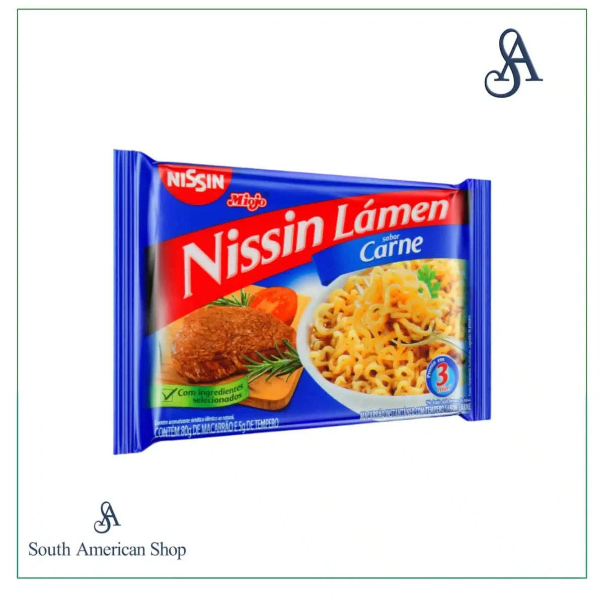 Beef Noodles 80G Nissin Lamen