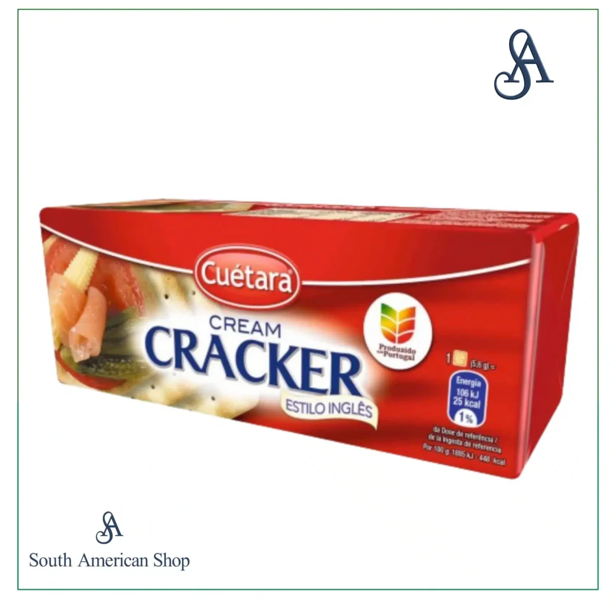 Biscoito Cream Cracker 200G - Cuetara