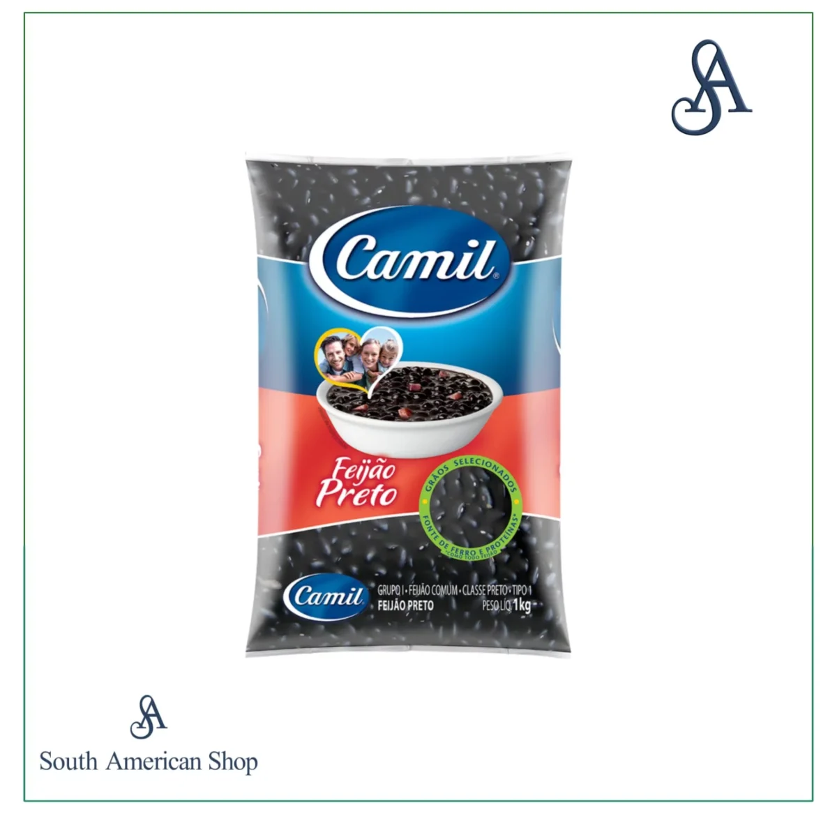 Black Beans 1Kg Camil