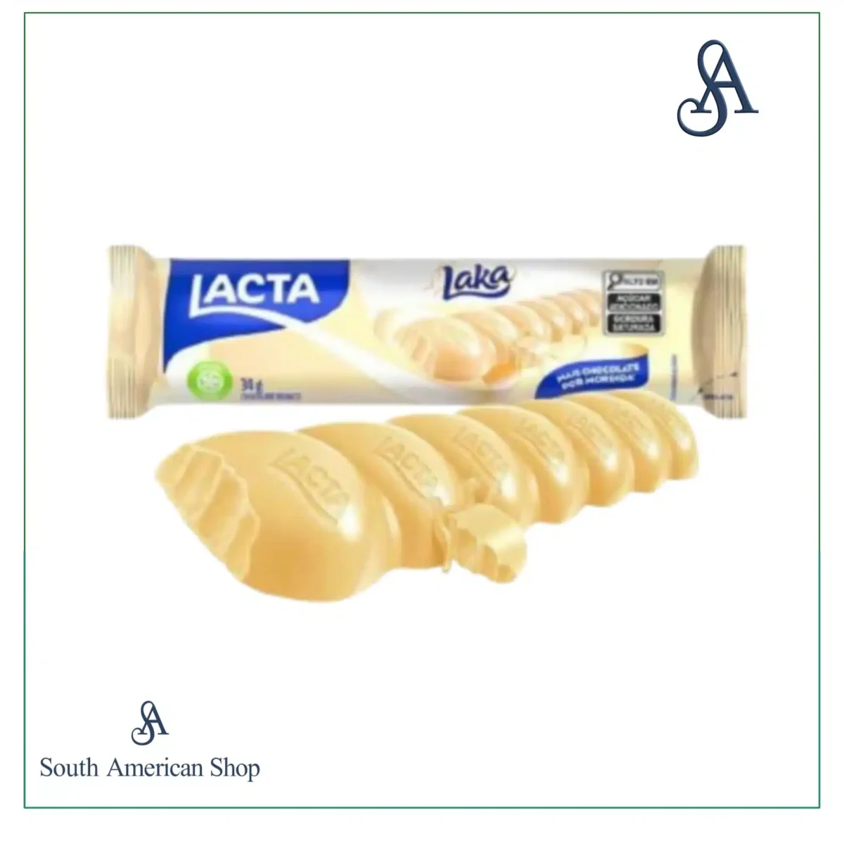 Chocolate Branco Laka 34G - Lacta