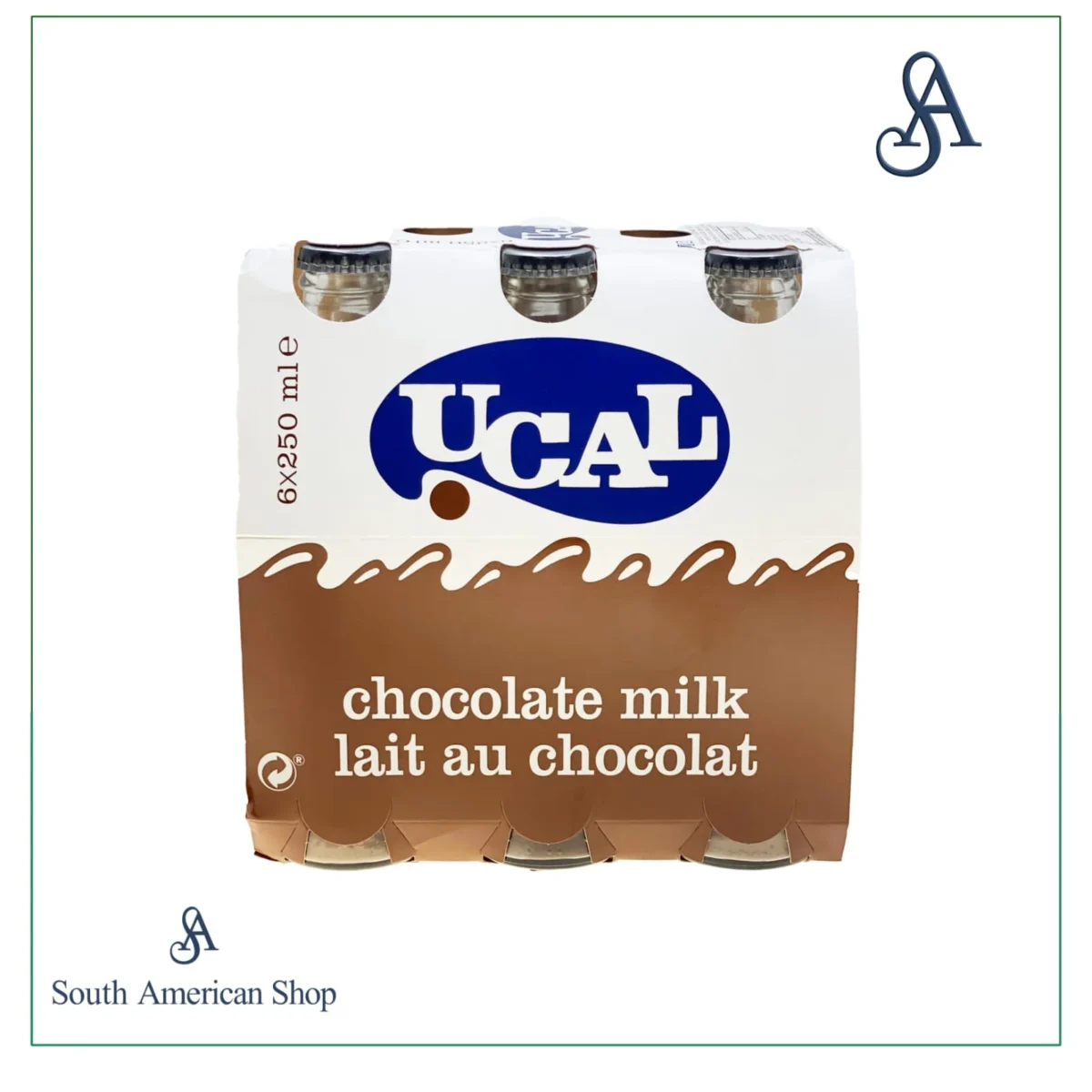 Leite Com Chocolate Embalagem Com 6 Garrafas De 250Ml - Ucal