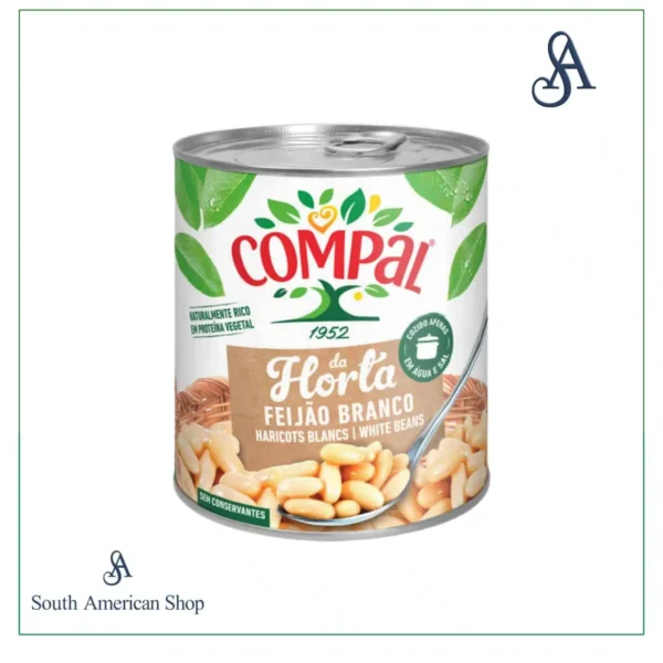 Feijão Branco Cozido 845gr - Compal