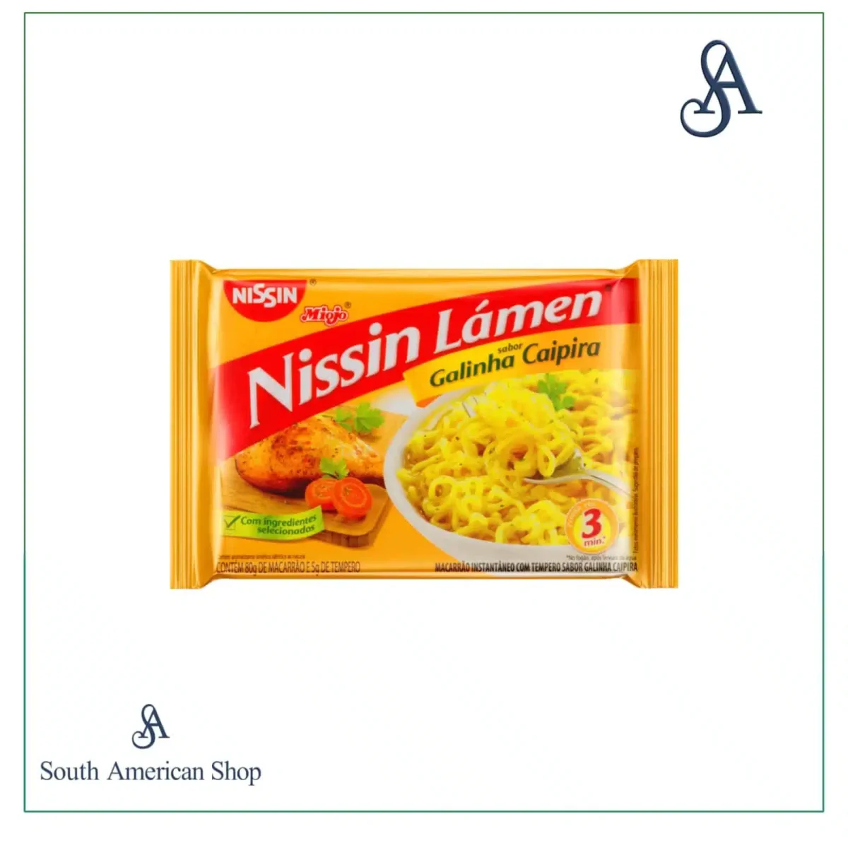 Cornfed Chicken Noodles Nissin Lamen 80G