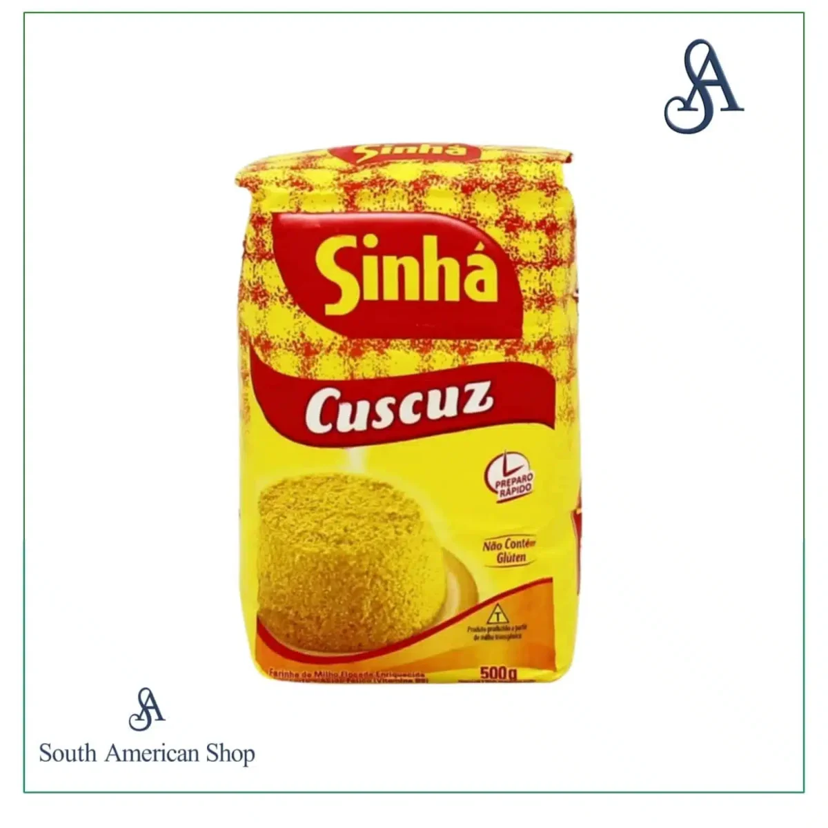 Farinha De Milho Cuscuz 500Gr - Sinhá