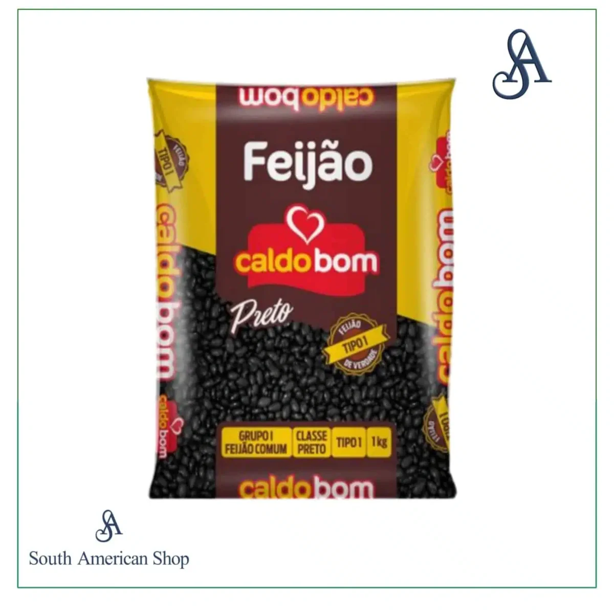 Feijão Preto 1Kg - Caldo Bom