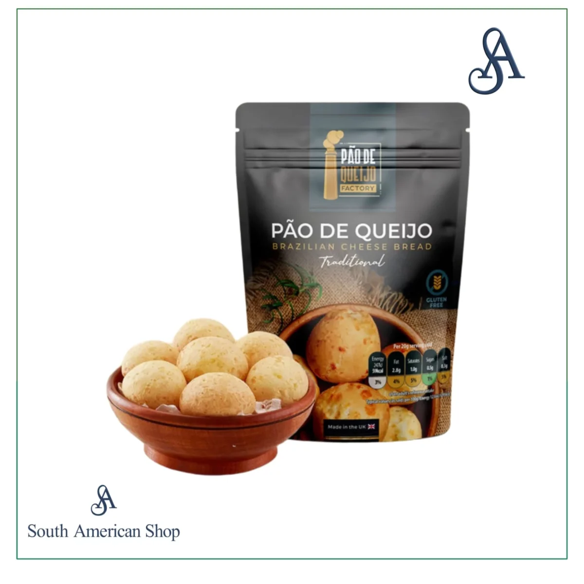 Pão De Queijo Congelado 300Gr - Factory