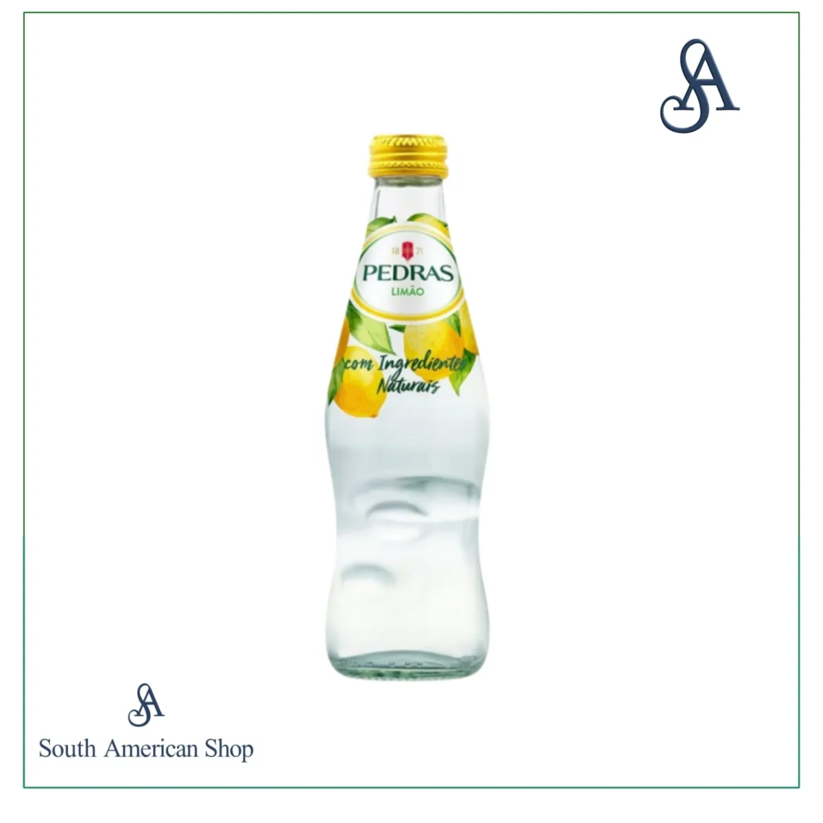 Lemon Sparkling Water 250Ml Pedras