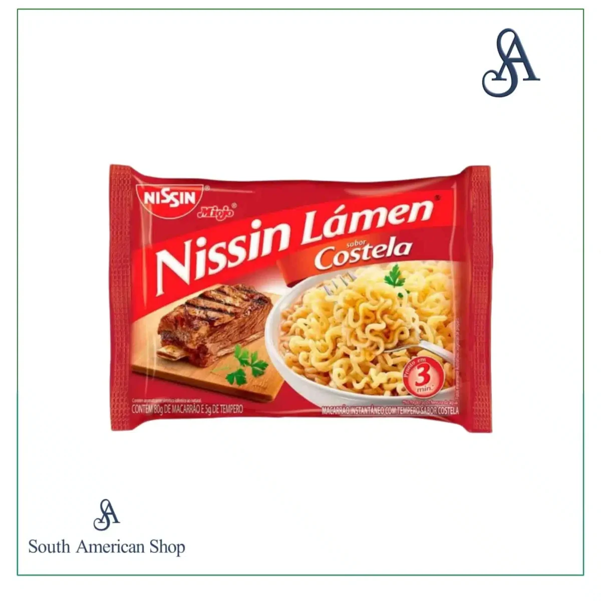 Noodles De Costela 80Gr - Nissin Lámen