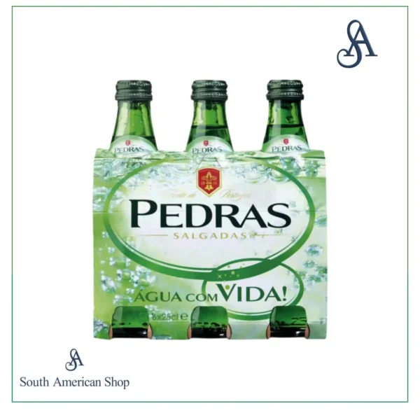 Água Mineral com Gás - Embalagem 6x250ml - Pedras