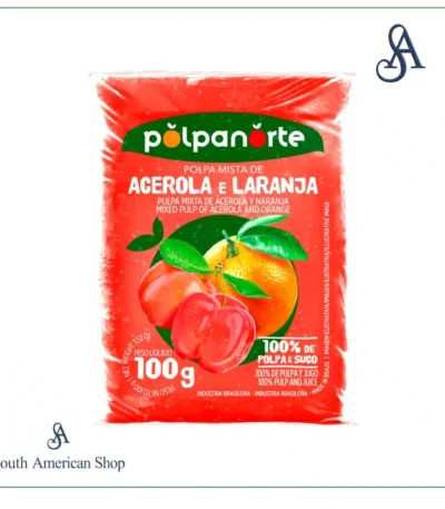 Polpa de Acerola e Laranja 100g - Polpa Norte