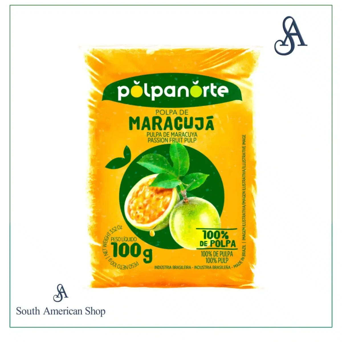 Polpa De Maracujá 100G - Polpa Norte