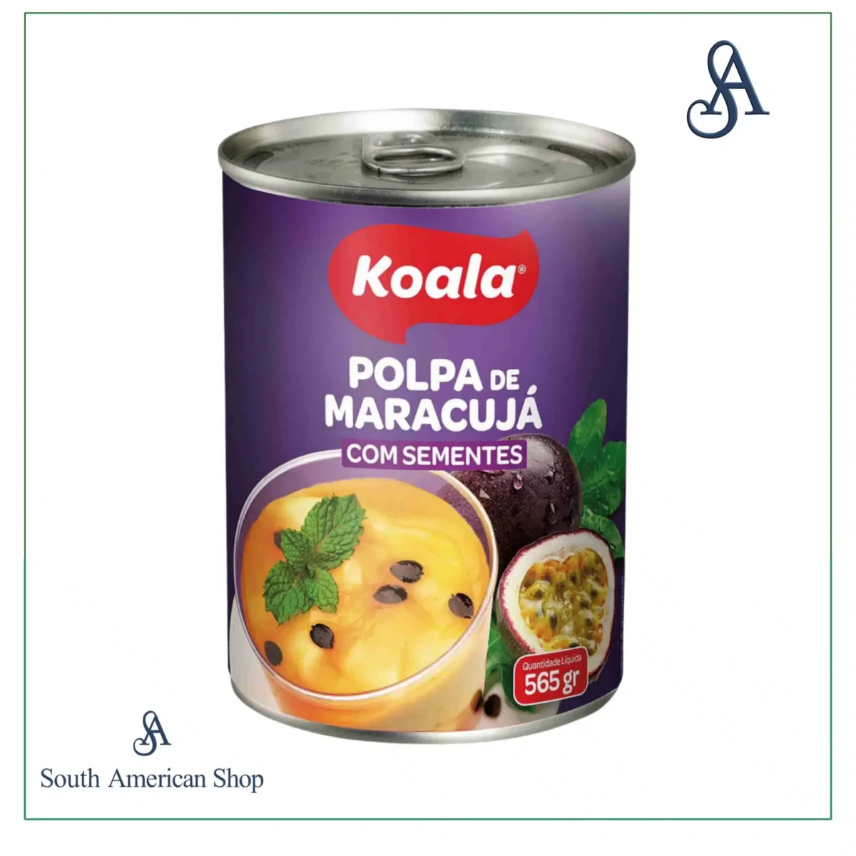 Polpa De Maracujá Com Sementes 565G - Koala