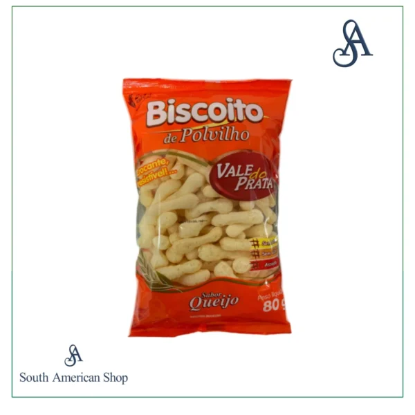 Biscoito de Polvilho Sabor Queijo 80gr - Vale do Prata