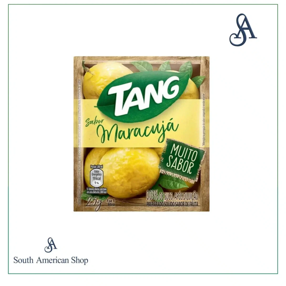 Suco Em Pó Tang - Sabor Maracujá - Sache 25Gr