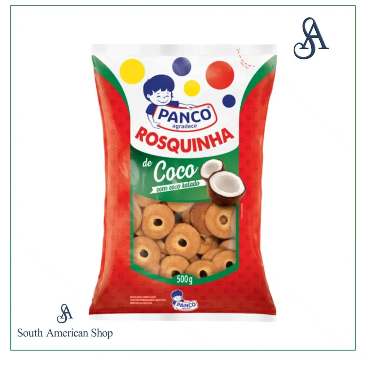 Rosquinha De Coco 500G - Panco