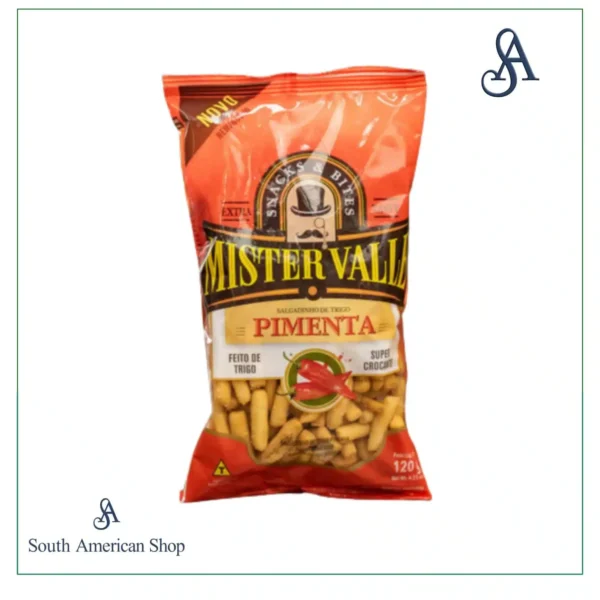 Salgadinho Sabor Pimenta 120g - Mister Valle