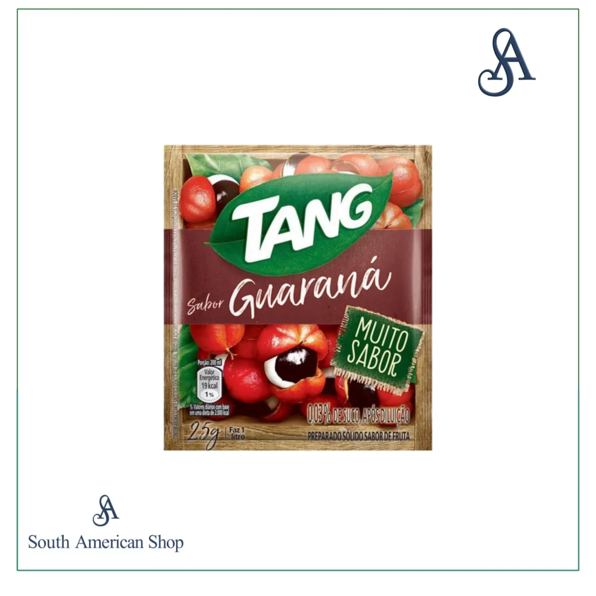 Suco Em Pó Tang - Sabor Guaraná - Sache 25Gr