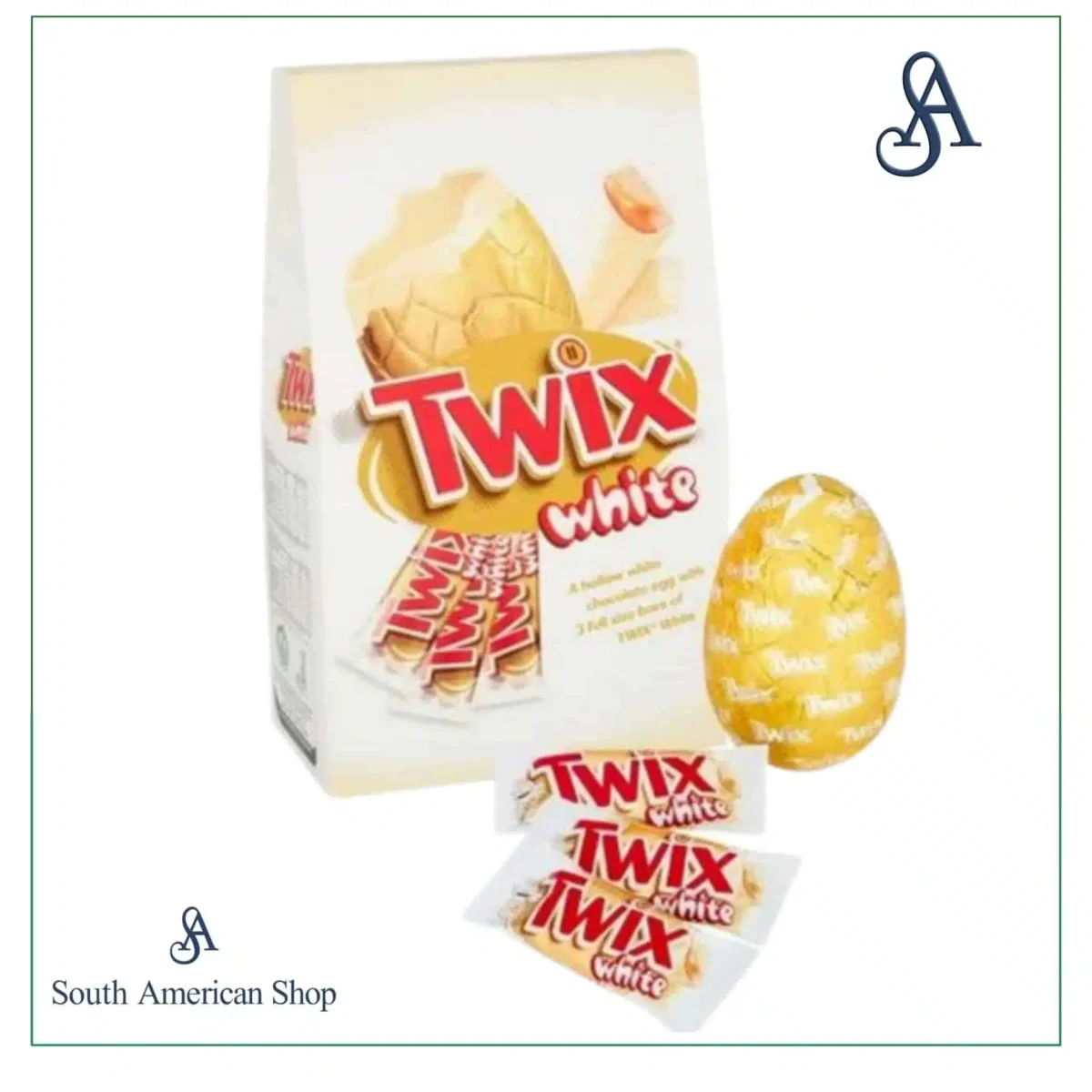 Ovo Da Páscoa Twix Chocolate Branco - 316G