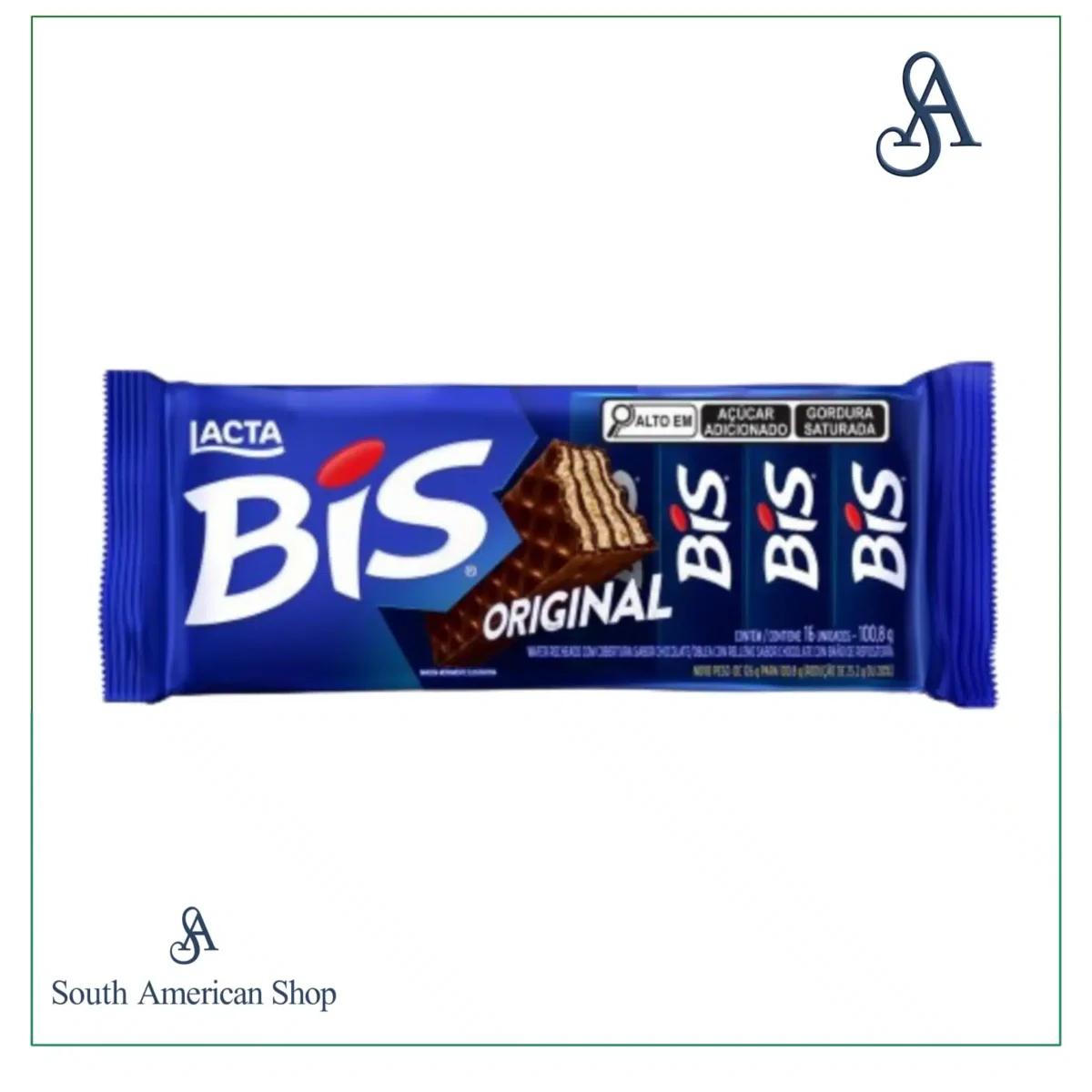 Biscoito Wafer De Chocolate Ao Leite 100.8G - Bis